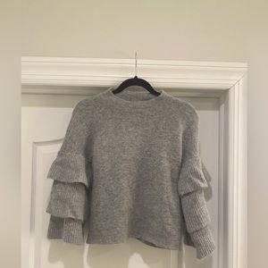 Endless Rose tiered sleeve sweater